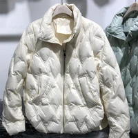 fashion down jacket winter high end small 95 white duck down women coat clothes