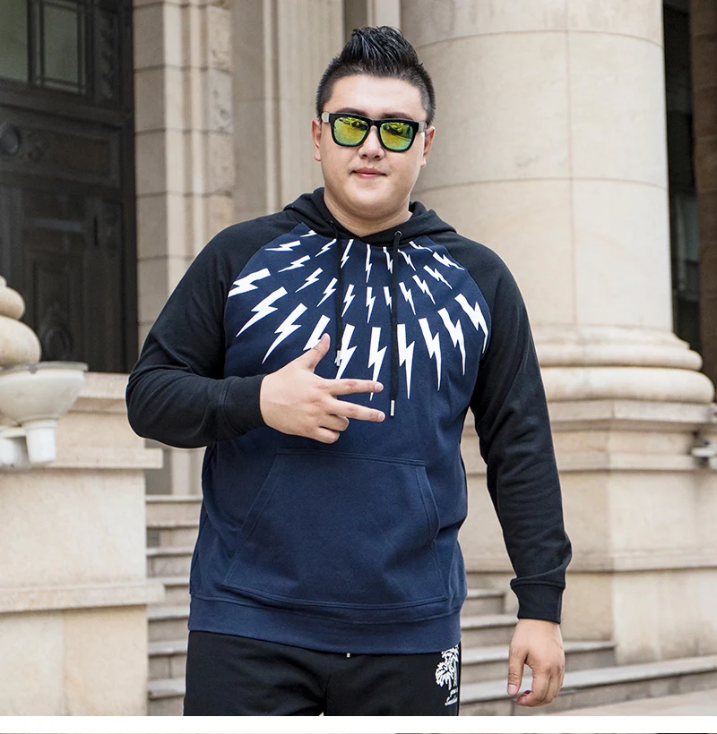 mens hoodies plus size sweatshirt fashion hip hop streetwear high quality stranger things big hoodie men groot bluza z kapturem | Мужская