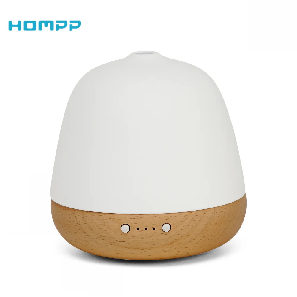 Handmade Ceramic Portable Essential Oil Diffuser Beech And Portcelain Ultrasonic Aromatherapy Humidifier Air Freshener for Home