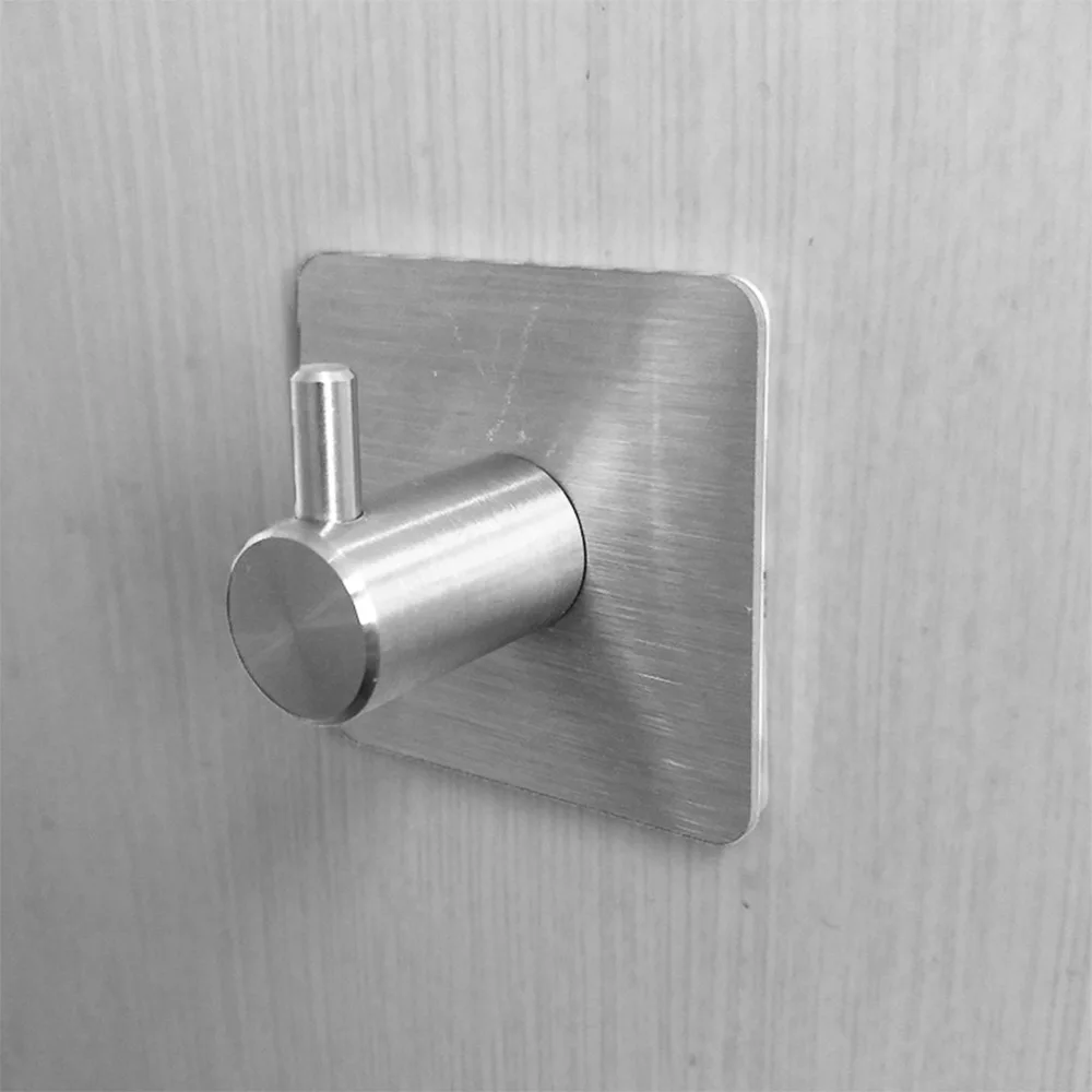 3 м наклейка клейкие крючки из нержавеющей стали настенная дверная вешалка для