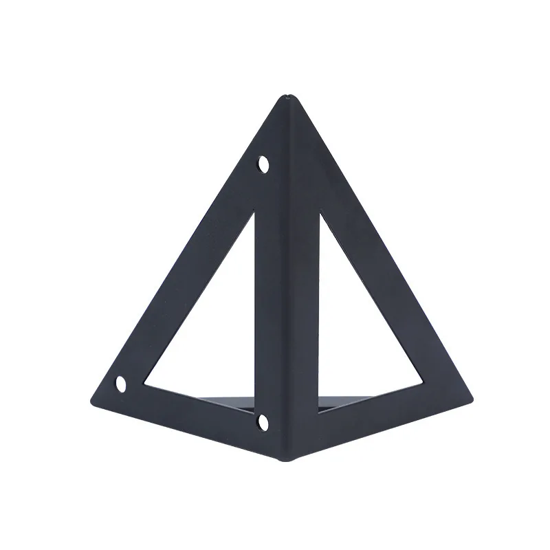 

2pc/set wood board Floating shelf black bracket Heavy Support Wall Mounted Stand For Livingroom decoration bookshelf hardware