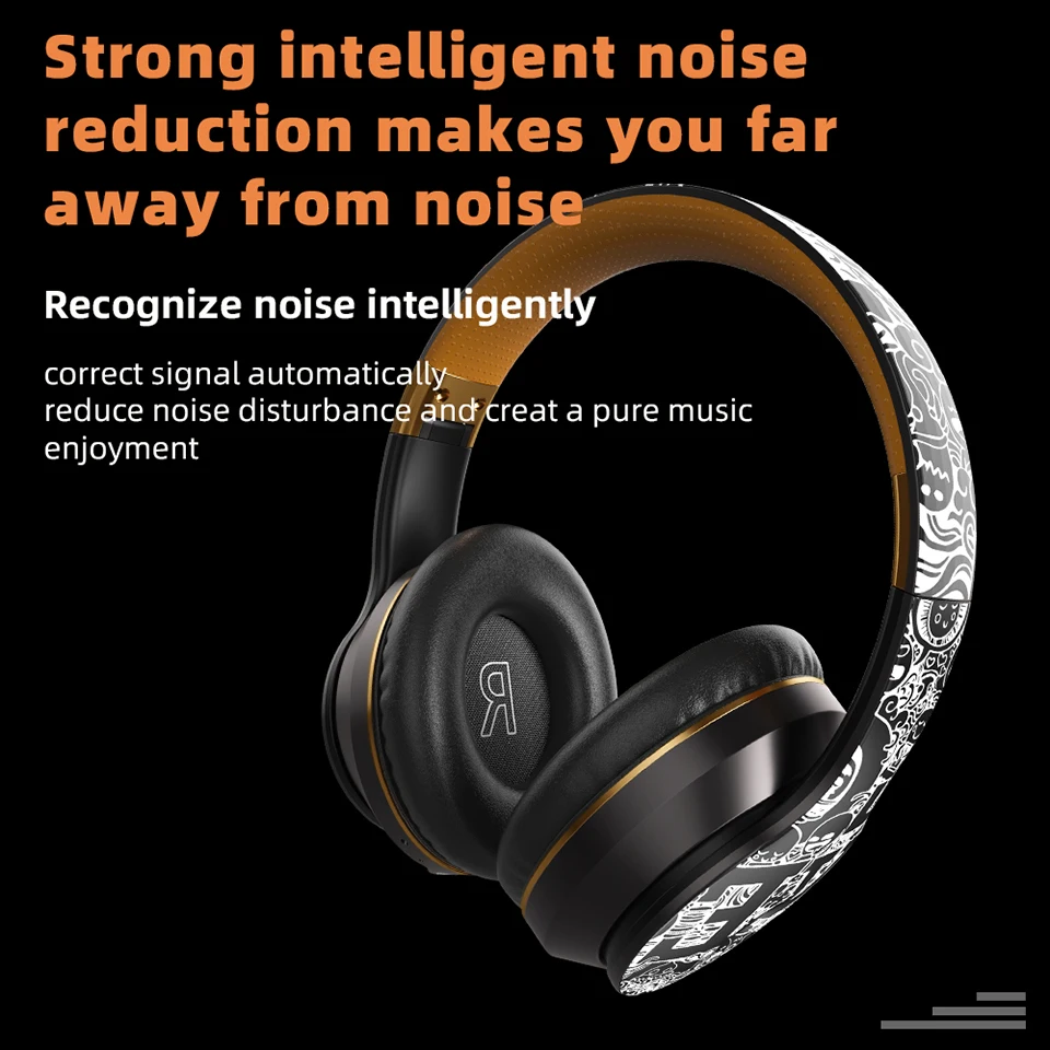 Наушники вкладыши Taida складные с шумоподавлением и поддержкой Bluetooth 5 0|Наушники