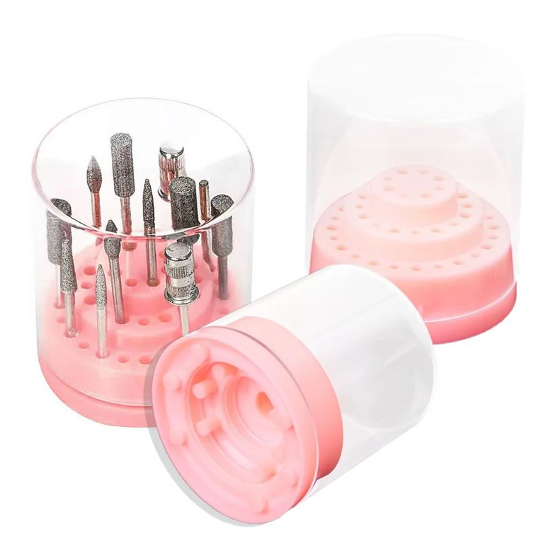 1 комплект органайзер для маникюрных инструментов 48 отверстий|Принадлежности