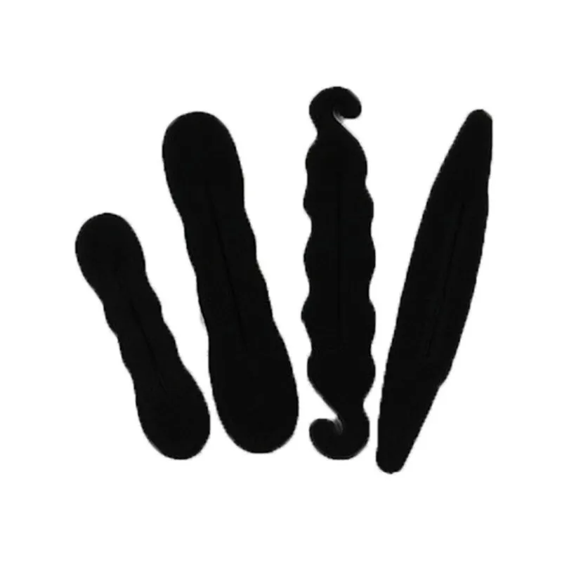 

4pcs/set Magic Foam Sponge Clip Bun Curler Braider Hairstyle Twist Maker Tool Dount Twister Hair Accessories Styling Fashion