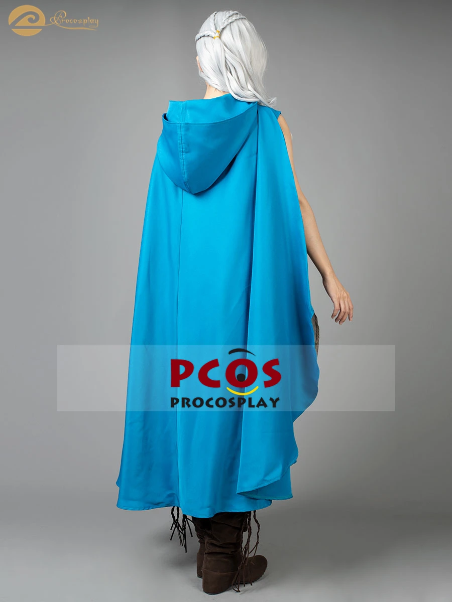 Новинка 2019 года! Костюм для косплея Procosplay _ Dragon Queen Daenerys Targaryen синий костюм mp004499 |