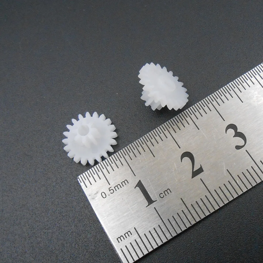 100 шт. двухслойные зубчатые шестерни с диафрагмой 0 5 мм м 20 зубьев + 8 2 05 2B свободный