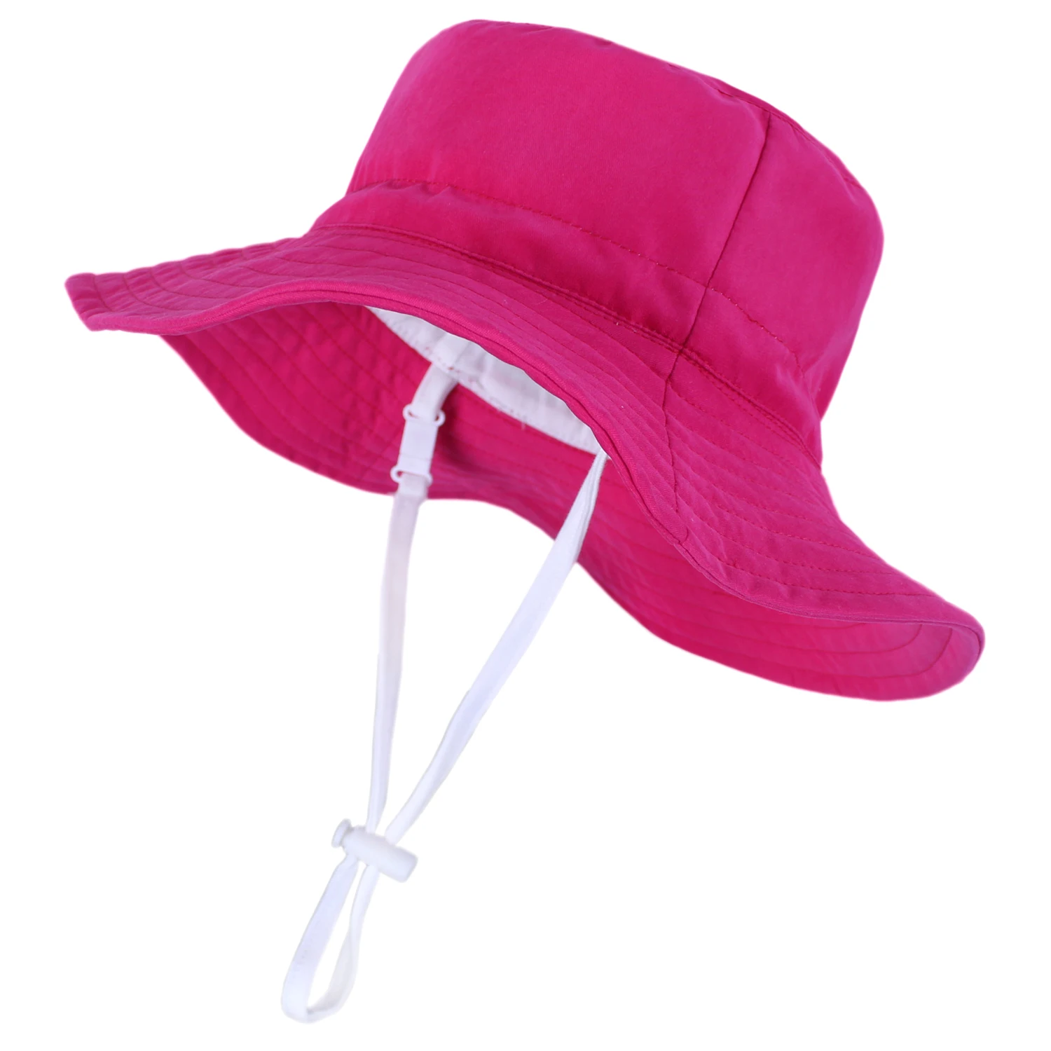 Connectyle однотонная Солнцезащитная Панама для маленьких девочек регулируемая