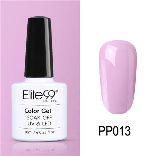 PP013 Elite99 винно-красный гель лак для ногтей 10 мл для дизайна ногтей маникюрный набор Гибридный гель Лаки нужно базовое верхнее покрытие для полигелевого лака - Цвет: PP013