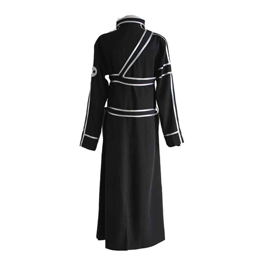 Меч искусство онлайн костюм Кирито для косплея пальто в наличии аниме меч