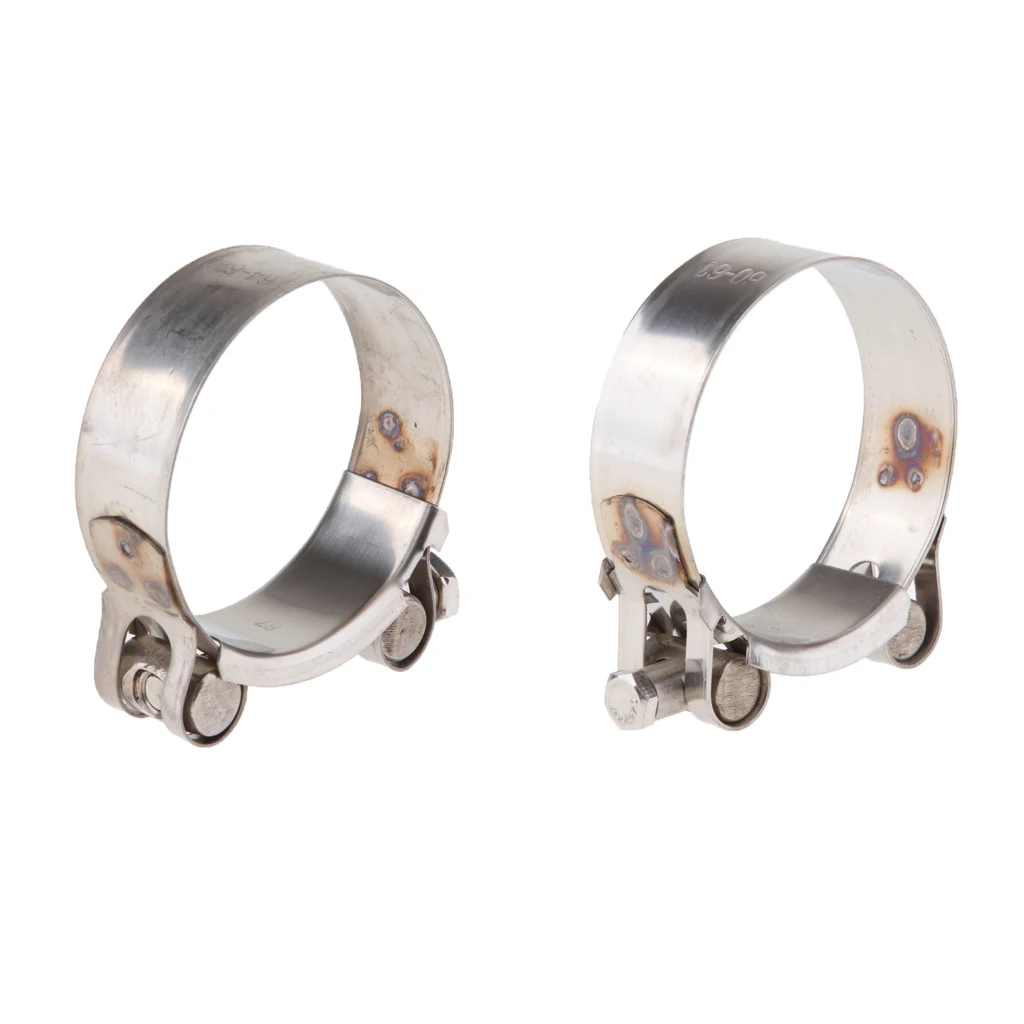 Универсальный глушитель выхлопа для мотоцикла хомут глушителя крепление на труб