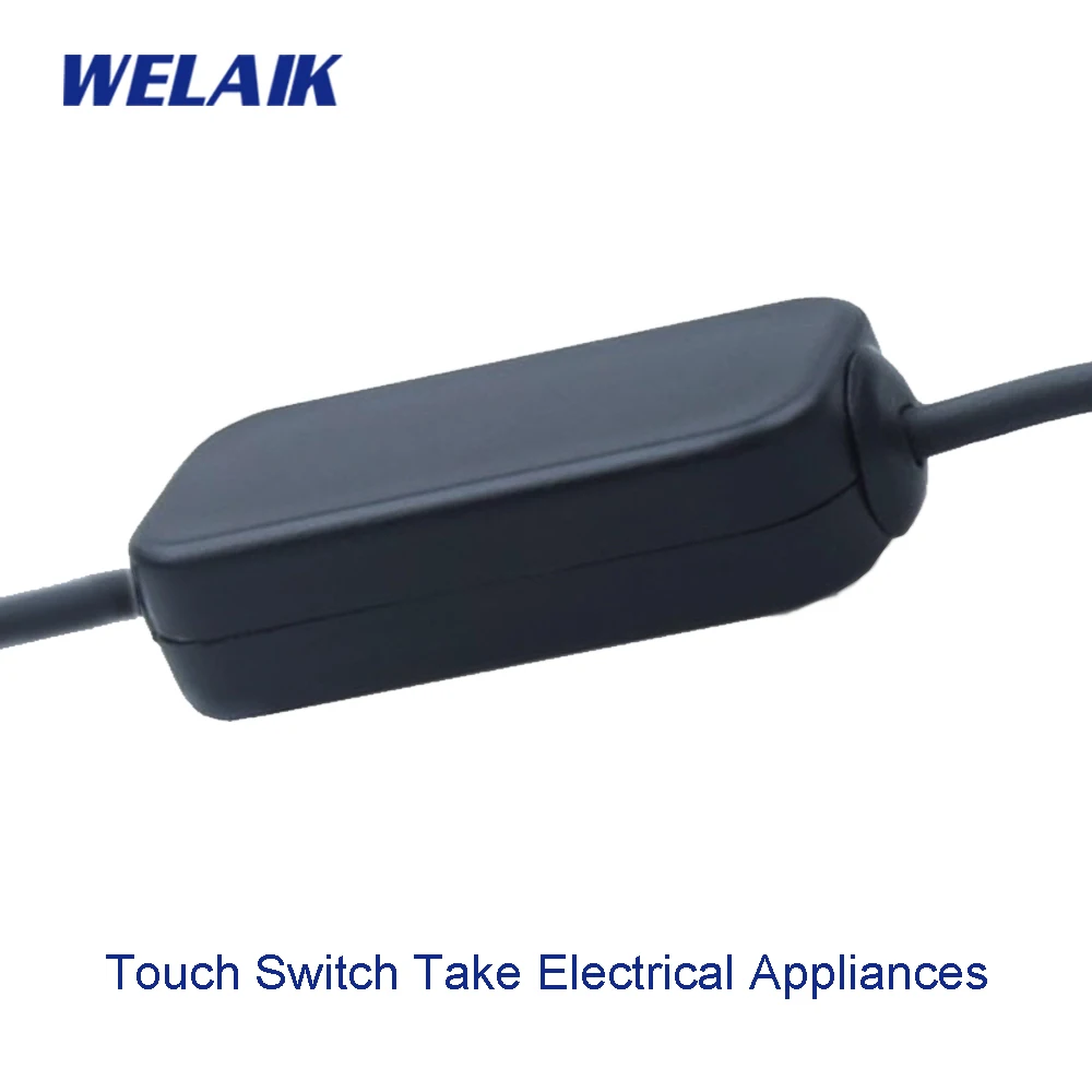 

WELAIK Touch switch to take electrical low-power bulb Savior-Of The-Low-wattage-LED Lamp-Black Plastic-Materials-LA101