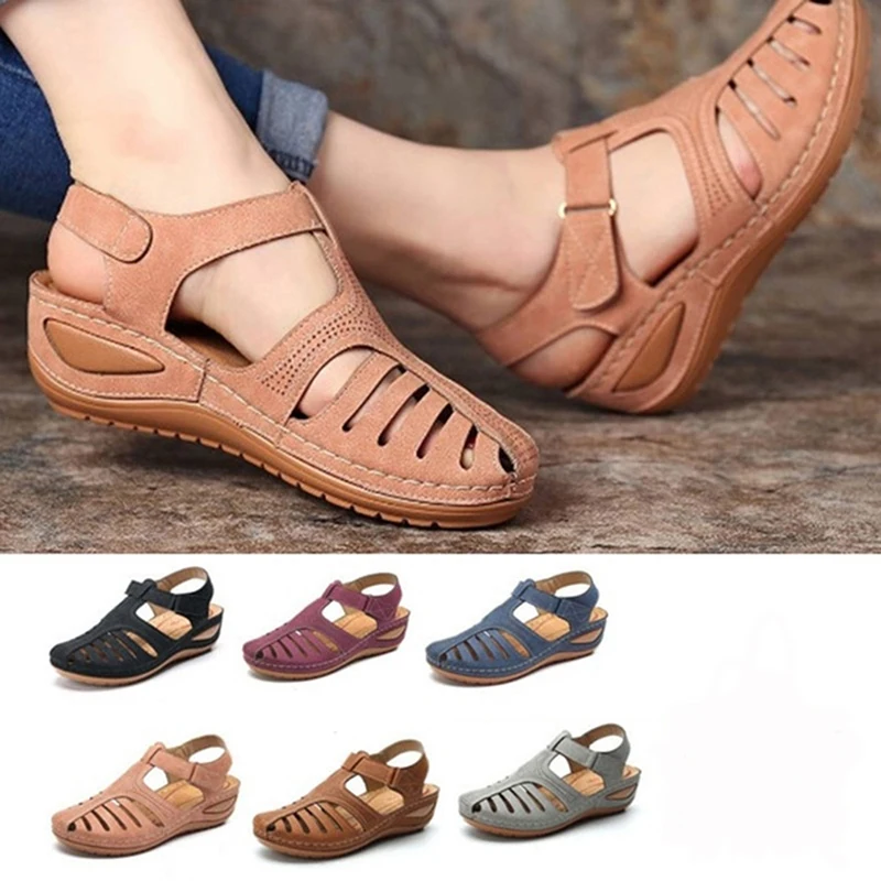 

Women Sandals New Summer Shoes Woman Plus Size 43 Heels Sandals For Wedges Chaussure Femme Casual Gladiator Sandalen Dames