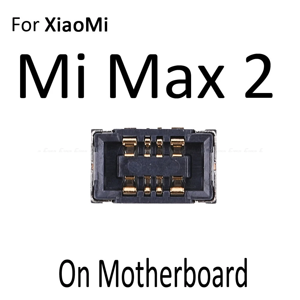 5 шт. разъем для аккумулятора внутренний FPC Разъем Панель зажим для Xiaomi mi 4C 4i mi x 2S Max Note 2 Red mi 3 Pro 3S 3X 4A Note 3 на плате - Цвет: For Xiaomi Mi Max 2