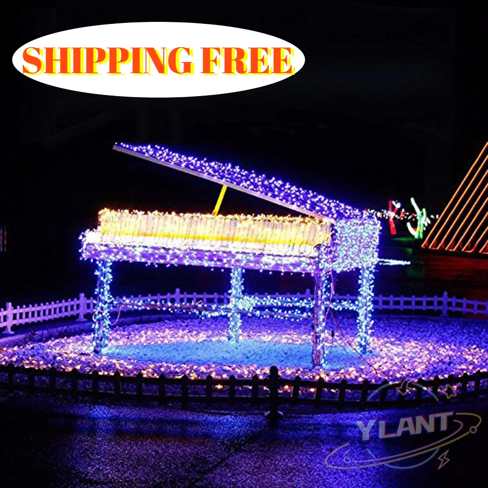

YLANTHoliday Lights String Lamp 10M 20M 30M 40M 50M 100Leds/M Fairy Curtain Light Garland Xmas led light Garden Party decoration