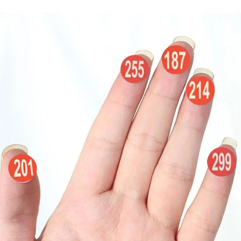 

Number 1-300 Label Stickers For DIY Craft Self-Adhesive Nail Polish Tags Sticker Home School Office Decoration Supplies