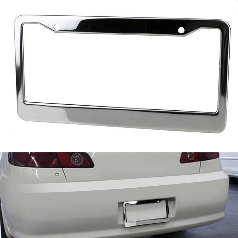 

1pcs Car License Plate Frame metal and Plastic frame Car License Plate Frame Number plate Holder Fit EU