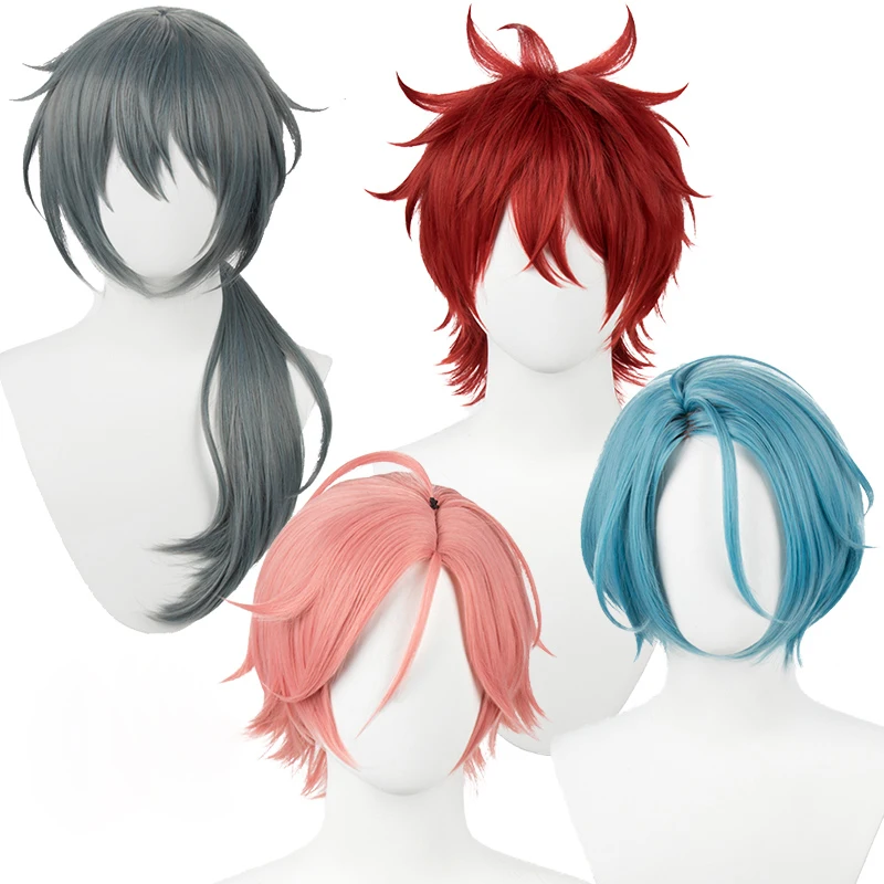 

Ensemble Stars ES Crazy B Косплэй парик Сиина Ники Amagi Rinne Oukawa Кохаку HIMERU аниме теплостойкость парики для вечеринок на Хэллоуин