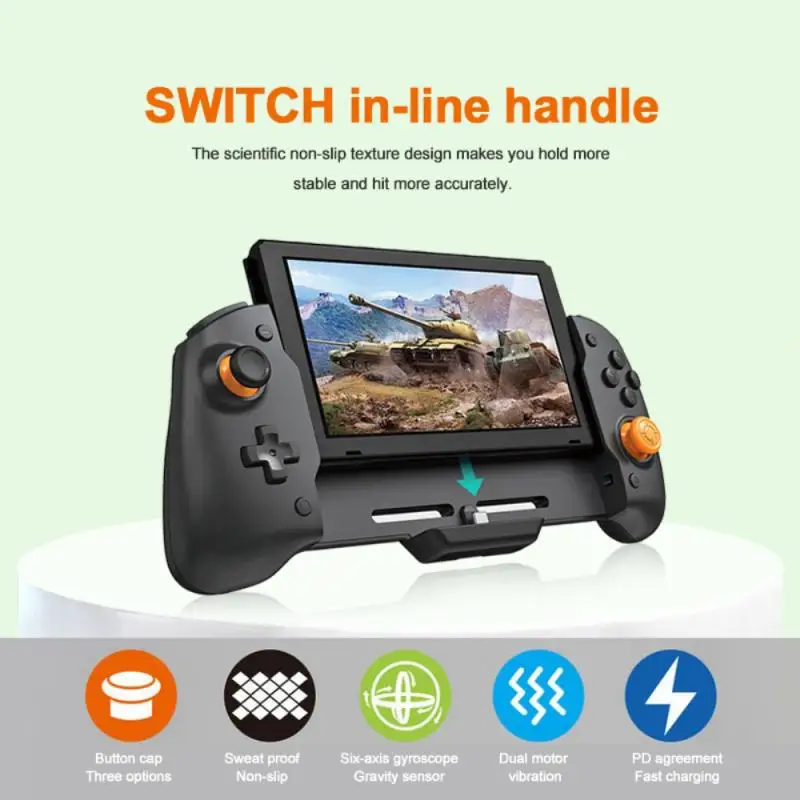 Для Nintendo Switch ручной контроллер рукоятка Консоль геймпад двойной мотор Вибрация