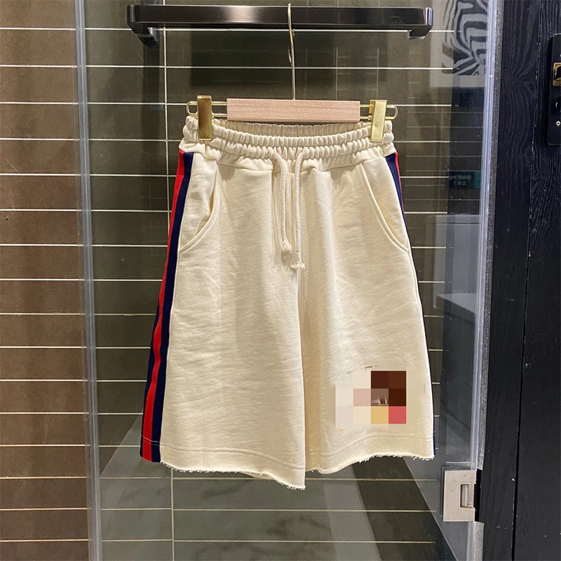 

Men's and women's summer 2021 G + brand cooperation Quintet simple loose trend casual shorts