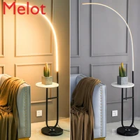high end floor lamp living room simple modern led bedside lamp creative personalized bedroom study night fish luring lamp