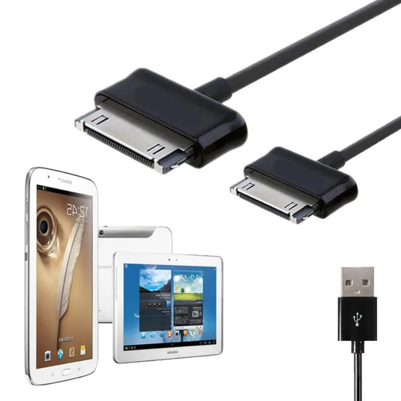 USB кабель для зарядки и передачи данных Samsung galaxy tab 2 3 Note P1000 P3100 P3110 P5100 P5110 P7300 P7310 P7500