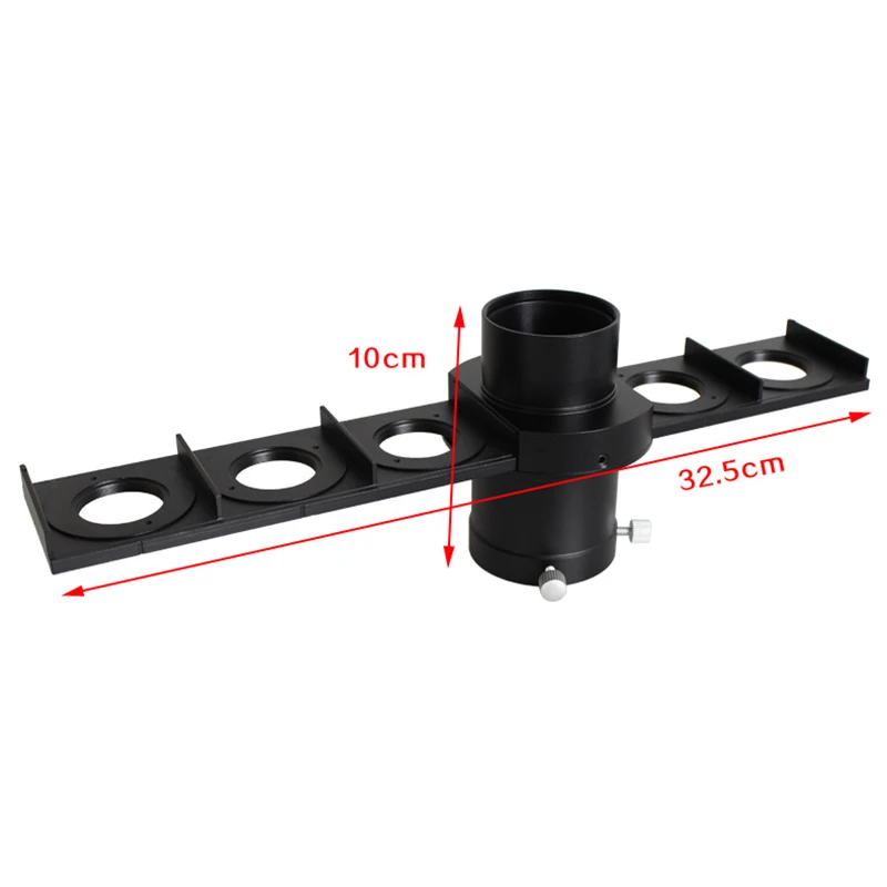 2inch 6-Slot Astronomical Telescope Filter Slider Full Metal Frame 1.25inch and Wheel Racks |
