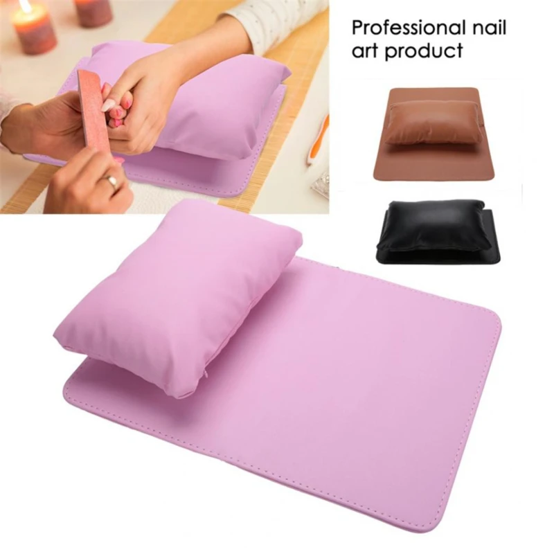 

Hand Cushion Holder Soft PU Leather Sponge Arm Rest Love Heart Design Nail Pillow Manicure Art Beauty Nail Mat Pad