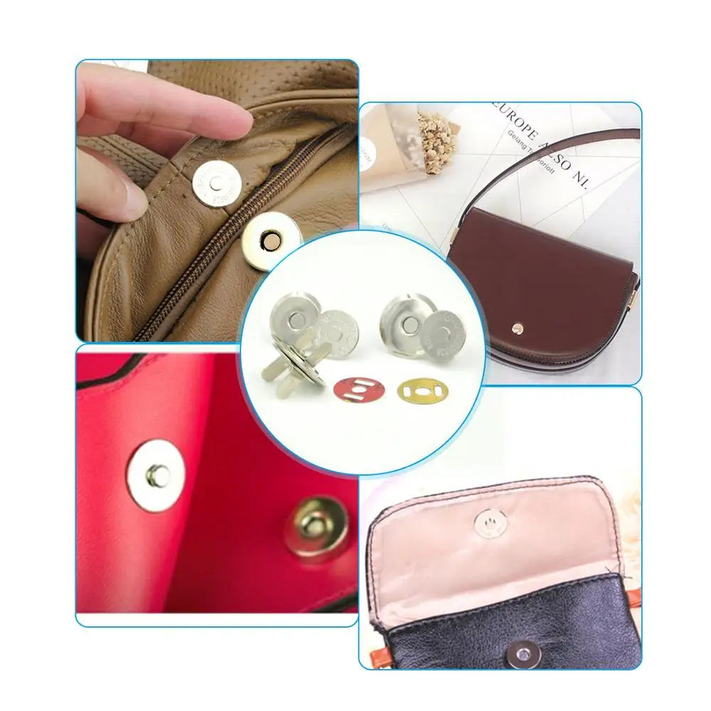 10 шт. сильные магнитные защелки для сумок кошельков бумажников аксессуаров