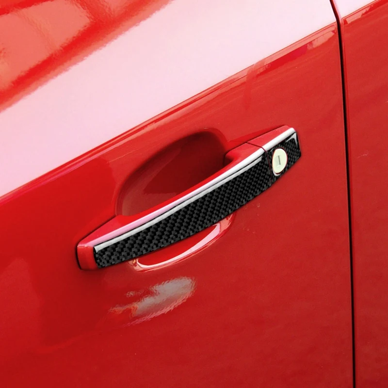 

Carbon Fiber Car Door Handle Cover Decoration Trim Protector Cover for Chevrolet Cruze 2009-2015 Car Styling