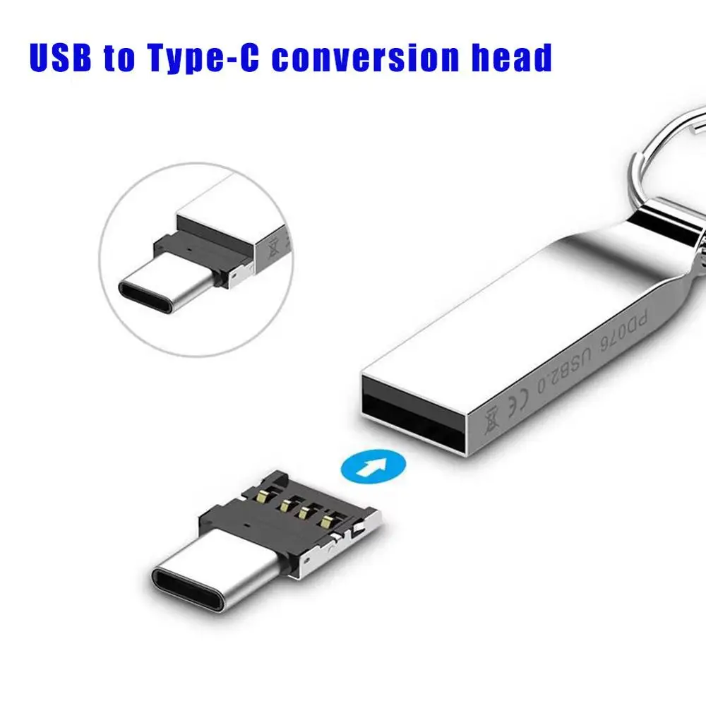 5 шт. адаптер Mini Micro USB Type-C OTG преобразователь USB-интерфейса в V8 Micro-передающий