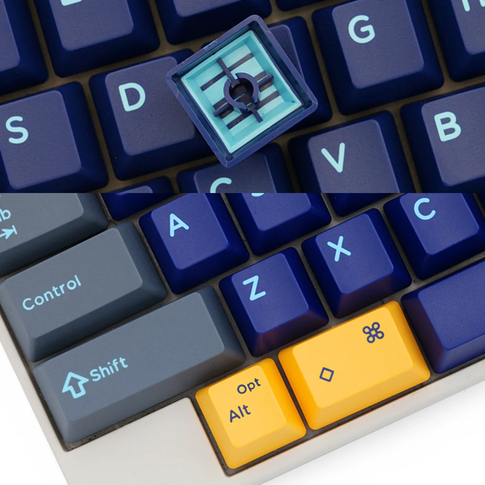 66 клавиш колпачки для ключей Hhkb Topre Clone статическая Емкость Клавиатура заменяемые