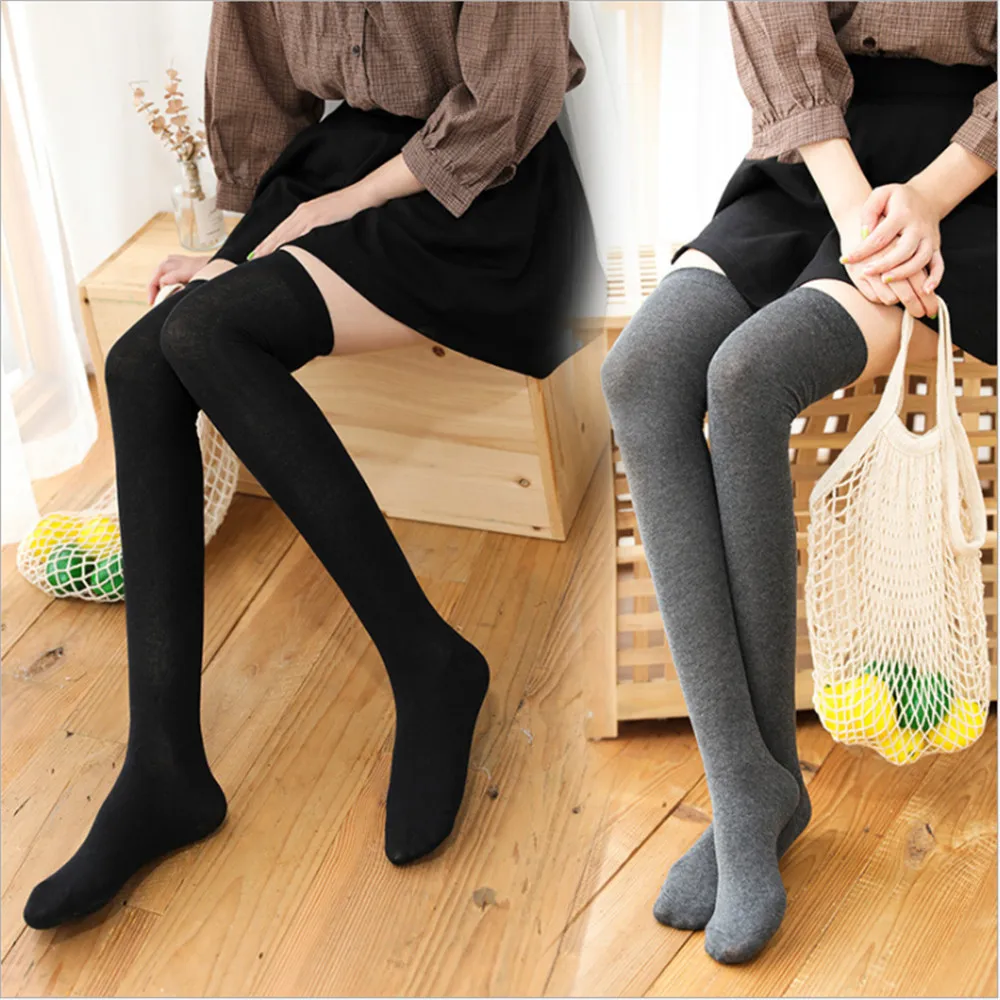 

Japanese Over-knee Socks Women Funny Christmas Presents Sexy Stockings Cotton High-top Girl's Knee Socks Cute Clothing