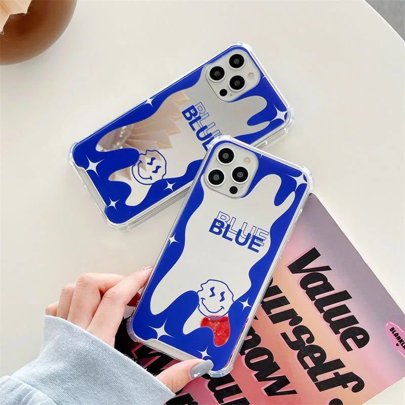 Прозрачный зеркальный чехол для Samsung Galaxy S22 S21 Ultra S20 FE S9 S8 Plus Note 20 10 Pro 9 8 - купить по