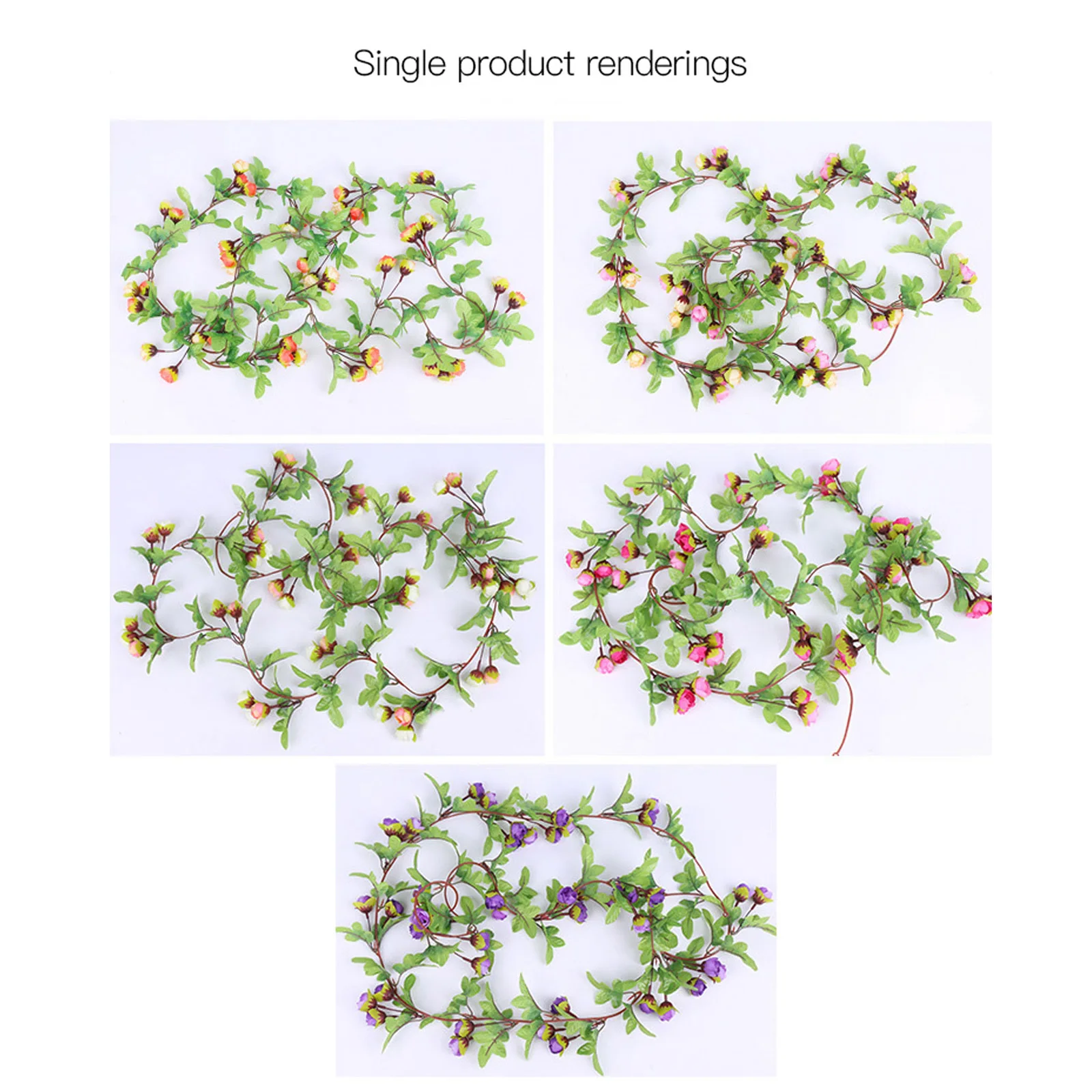 Искусственные розы цветы ротанговая маленькая гирлянда пионов Декор шелковая