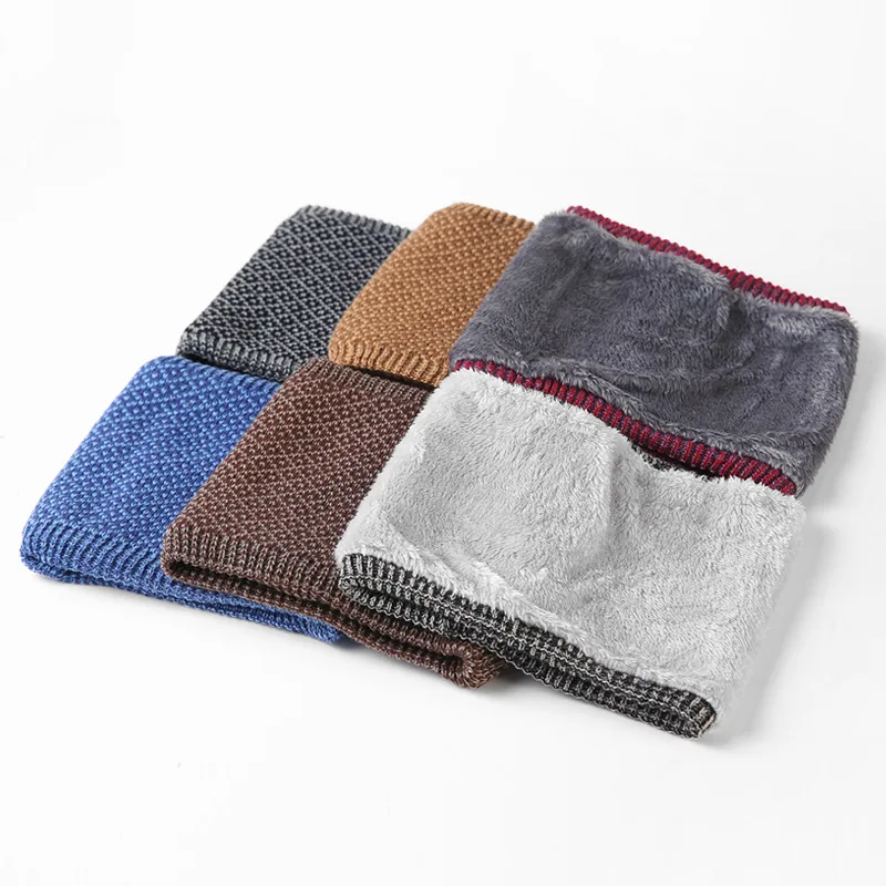 Зимние Сапоги унисекс для мужчин и женщин теплые трикотажные шарфы детей плотные