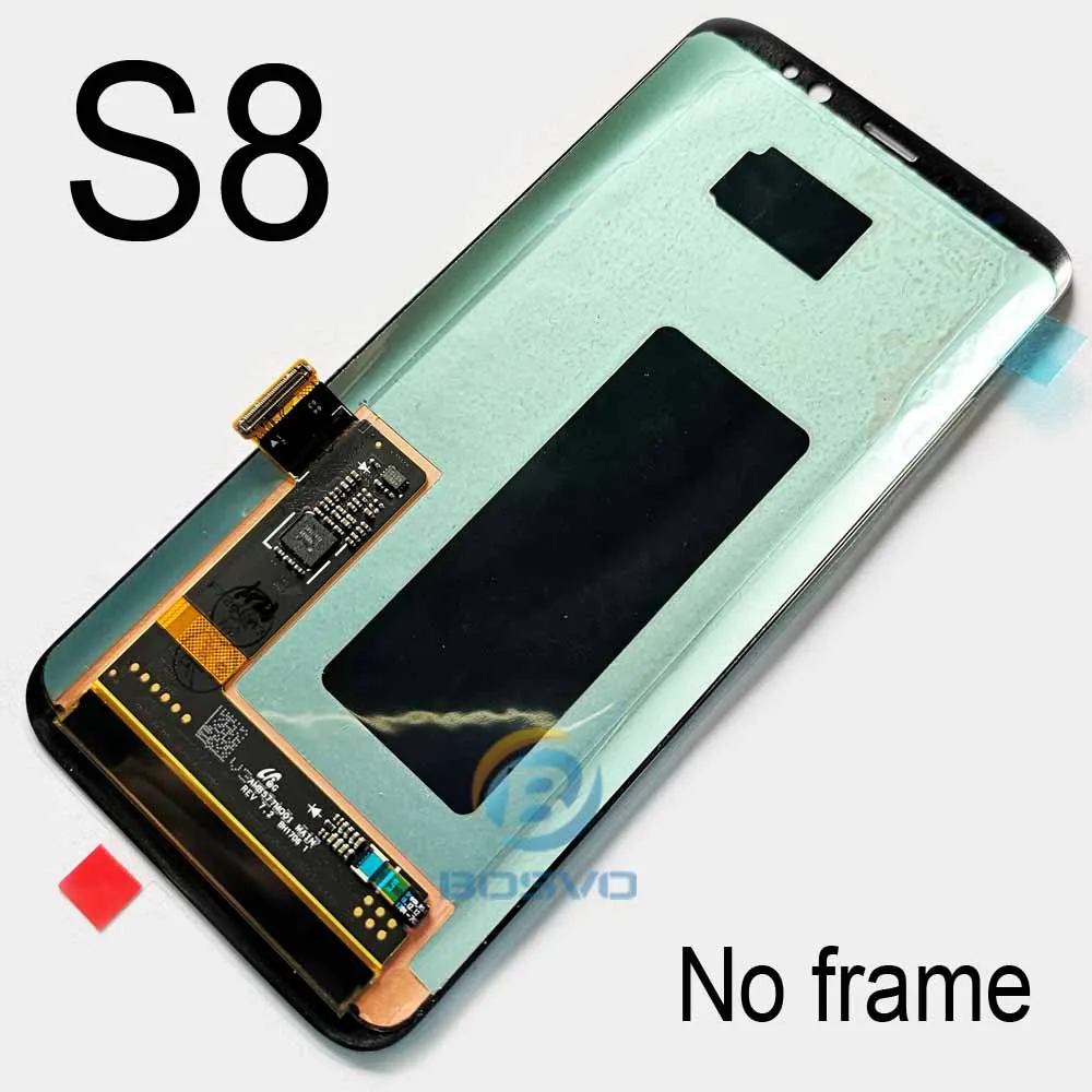 Для samsung S8 G950 G950F ЖК-экран S8 Plus G955 с сенсорным дигитайзером с рамкой в сборе