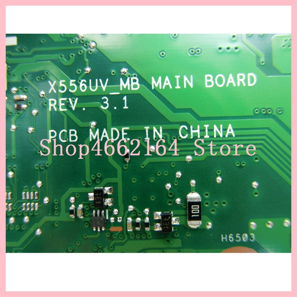 X556UQ 8 ГБ ОЗУ I3 / I5 ЦП GT940MX DDR4 REV: 3 1 Материнская плата ASUS X556U X556UV X556UQK K556UQ