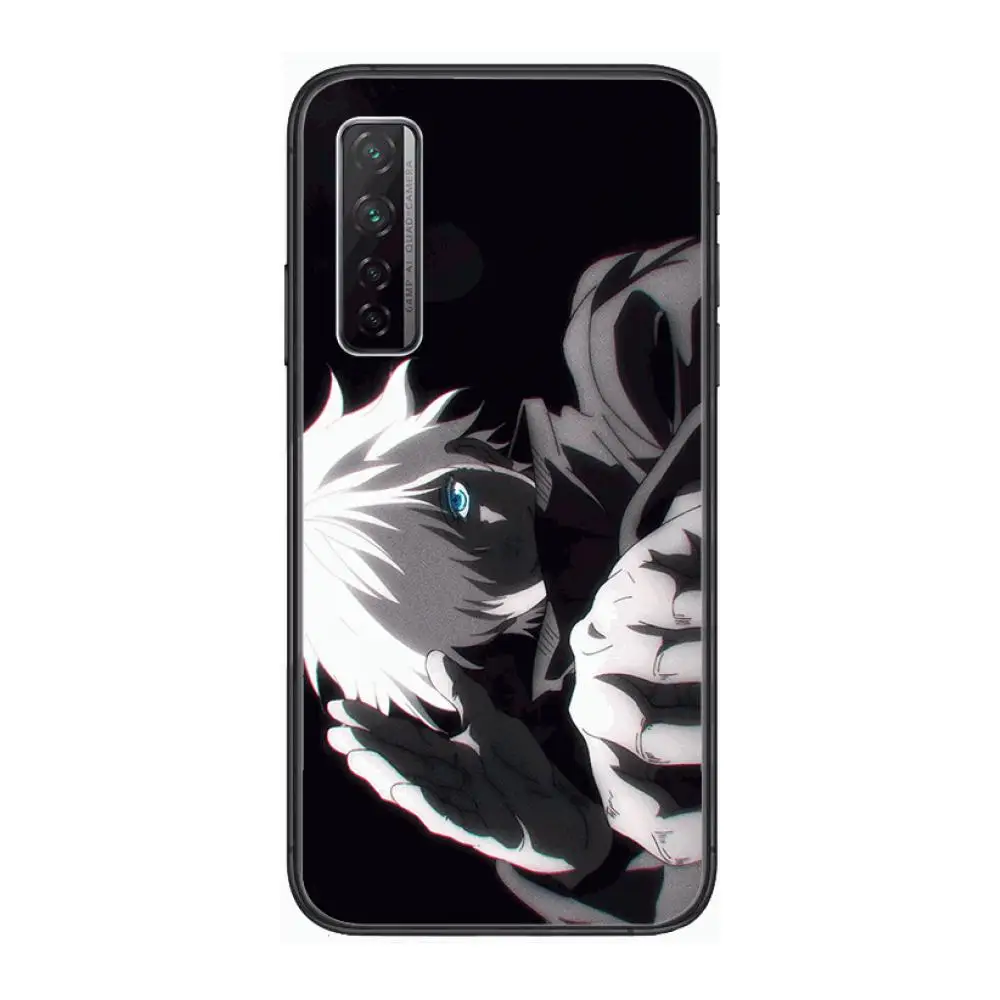 

Anime Gojo Satoru case Phone Case For Huawei Nova 2 3 4 5 6 7 8 SE i E Pro Lite Black Etui Coque Painting Hoesjes comic fashion
