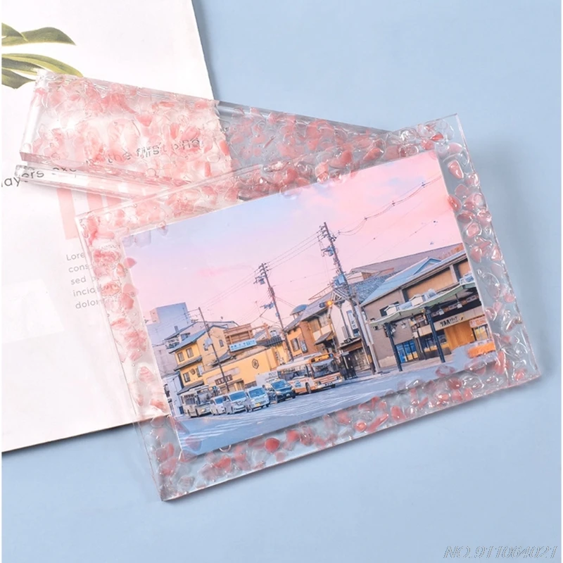 

Crystal Epoxy Resin Mold Square Photo Frame Silicone Mould DIY Crafts Decorative Making Tool D16 20 Dropshipping
