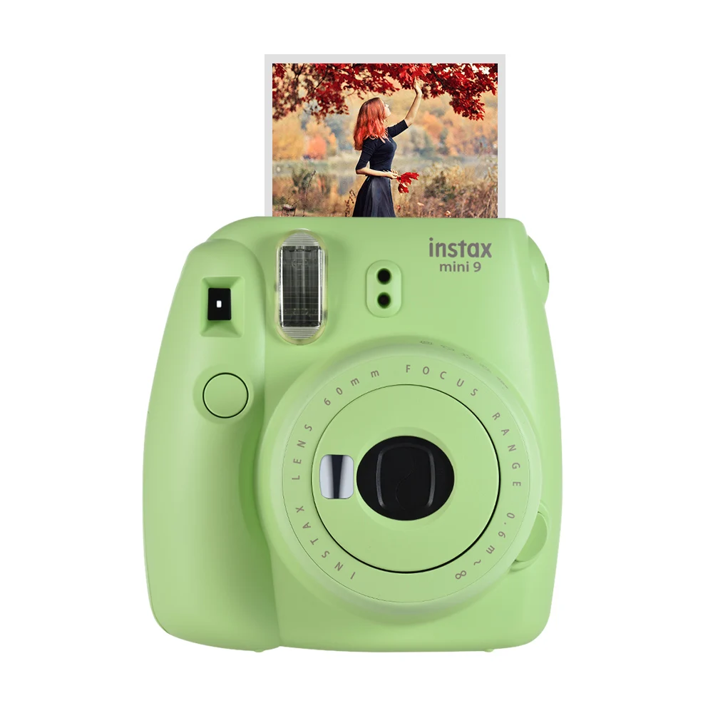 Фотокамера моментальной печати Fujifilm Instax Mini 9 с зеркалом для селфи и датчиком на светильник