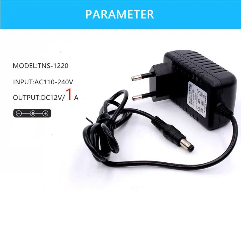 Ac/Dc 12V 2A 24W адаптер питания трансформатор для 5050 3528 Светодиодный