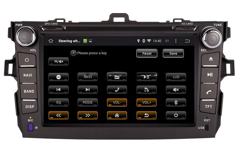 8 &quotАвтомобильный dvd-плеер на основе Android с BT GPS WI-FI автомобильные ПК/мультимедиа