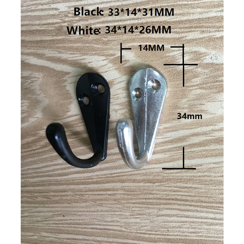 12 шт цинкового сплава Настенные Крючки одежда шляпа ванная комната квартиры