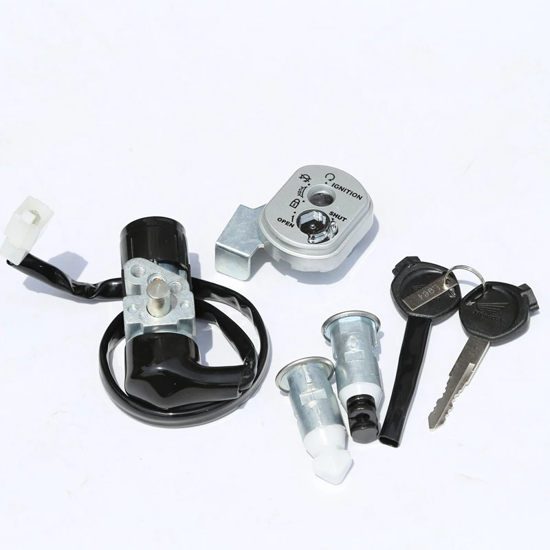Мотоцикл Запчасти Электрический дверной замок WH125T 2 набора замки зажигания