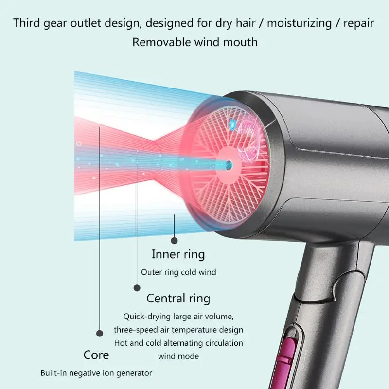 EU/JP/US мини складной фен для волос портативный гостиничный дом | Бытовая техника