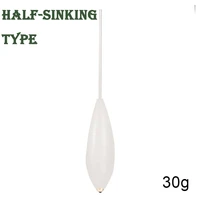 white acrylic fishing float tool 10152030g equipement floating lure