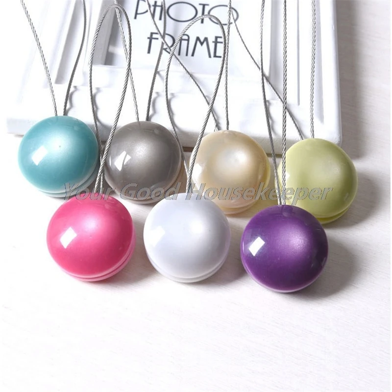 Curtain Straps Tied Resin Curtain Holder Magnet Simple Cat-eye Curtain Buckles