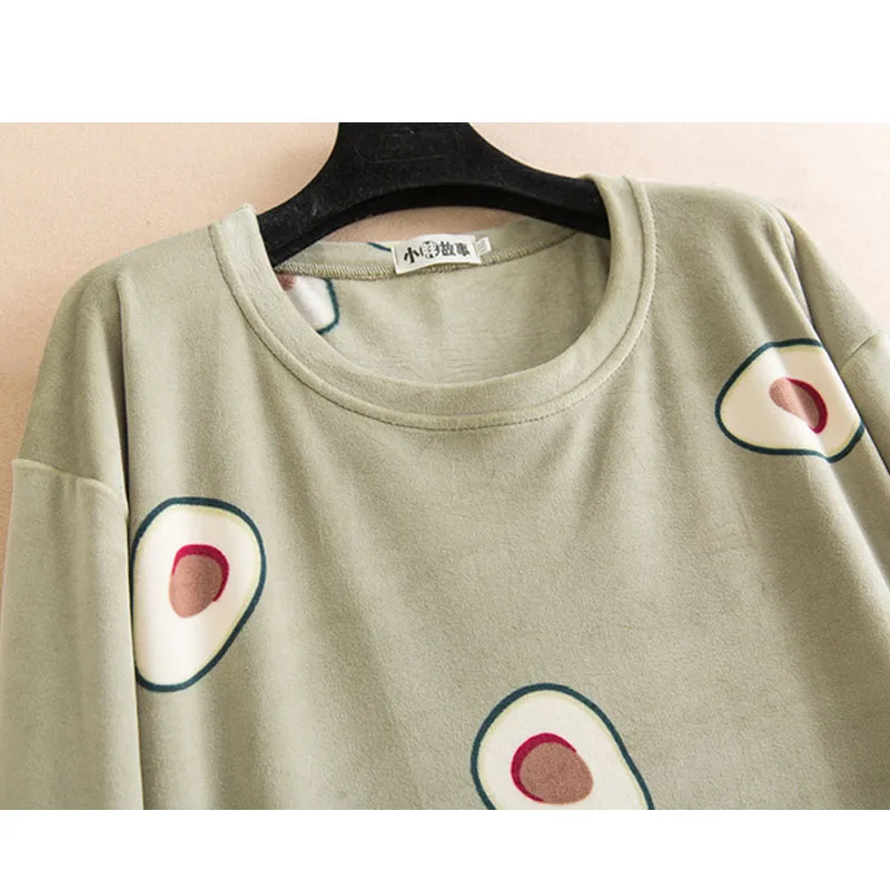 Женское нижнее белье халат большого размера на осень и зиму одежда для сна