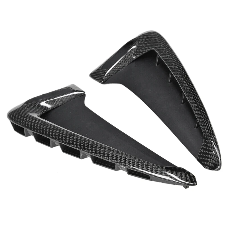 

Car Real Carbon Fiber Side Body Intake Grille Fender Air Vent Replace Cover Trim Decor For-BMW X5 F15 X5M F85 2014-2018