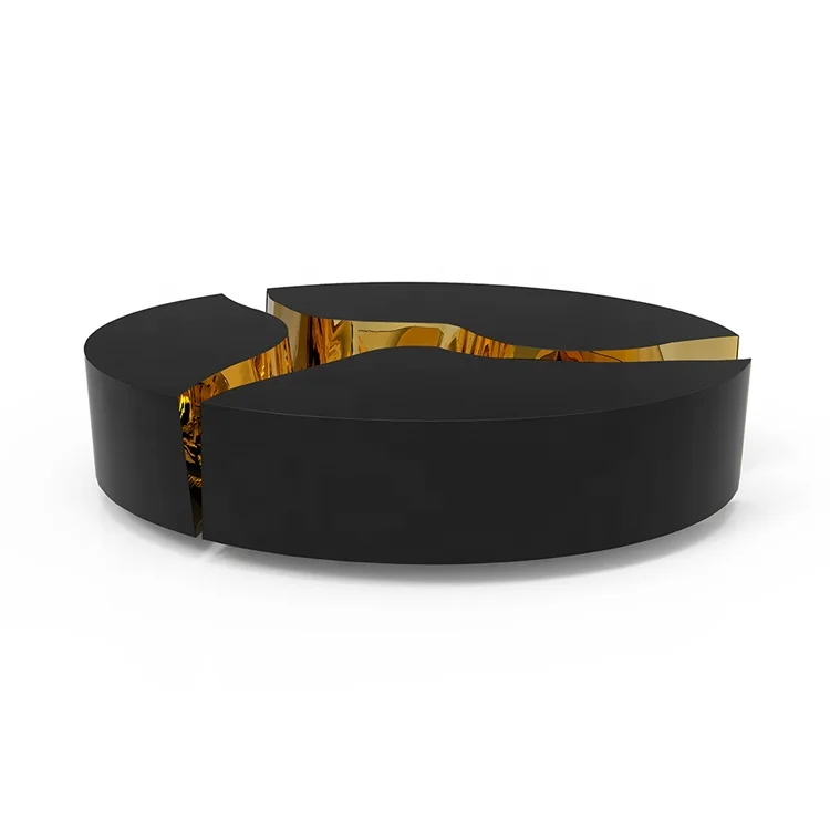 

Modern design table Gold stainless steel Furniture metal living room center coffee tables